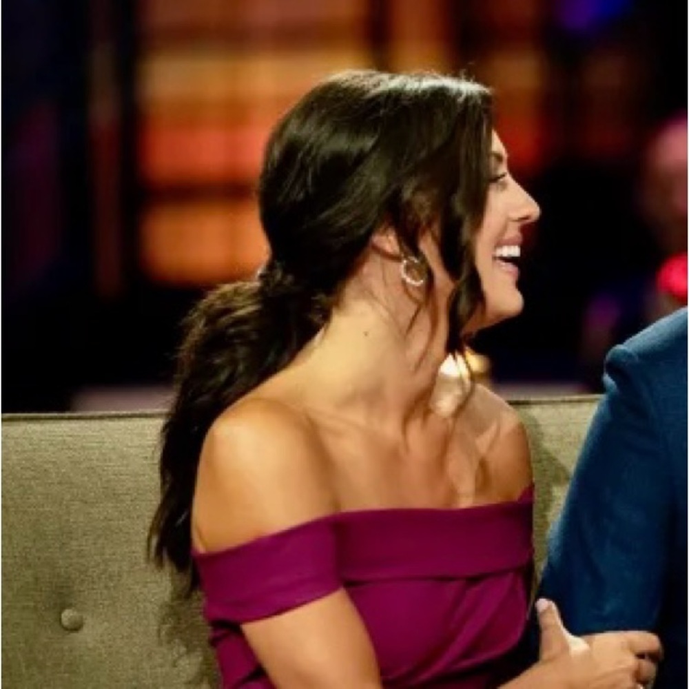 MILLY off shoulder Dress - worn by Becca Kufrin
